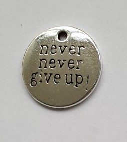 Label never give up